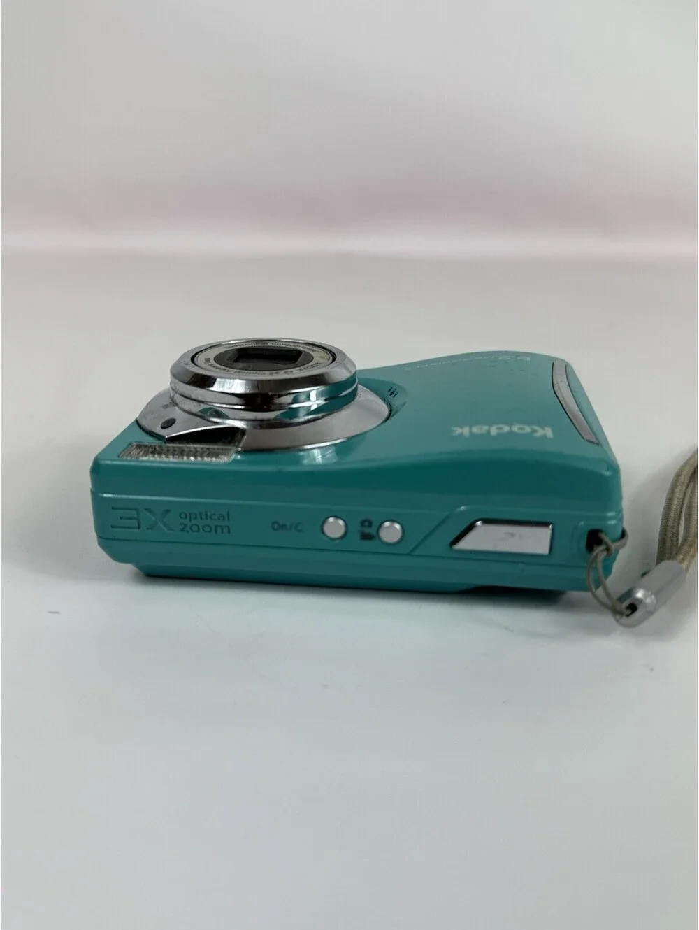 Kodak EasyShare C140 8.2MP Digital Camera - Teal Blue Aqua For Parts
